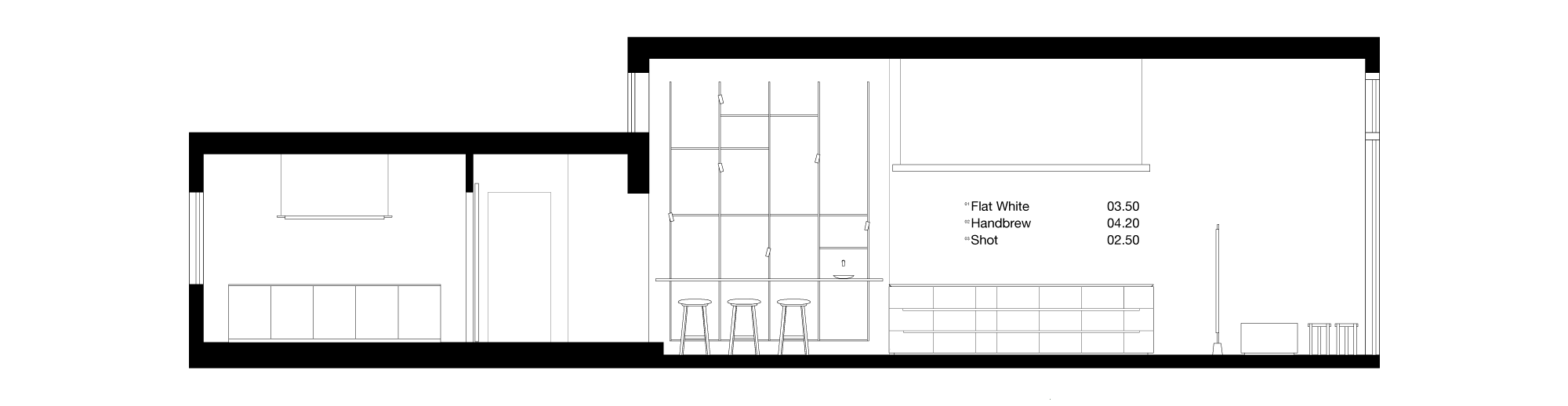 view of Tornqvist Coffee Hamburg designed by AENY
